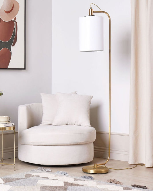 alt="Elegant oval-shaped lounge chair with plush cushioning and 360-degree swivel function"