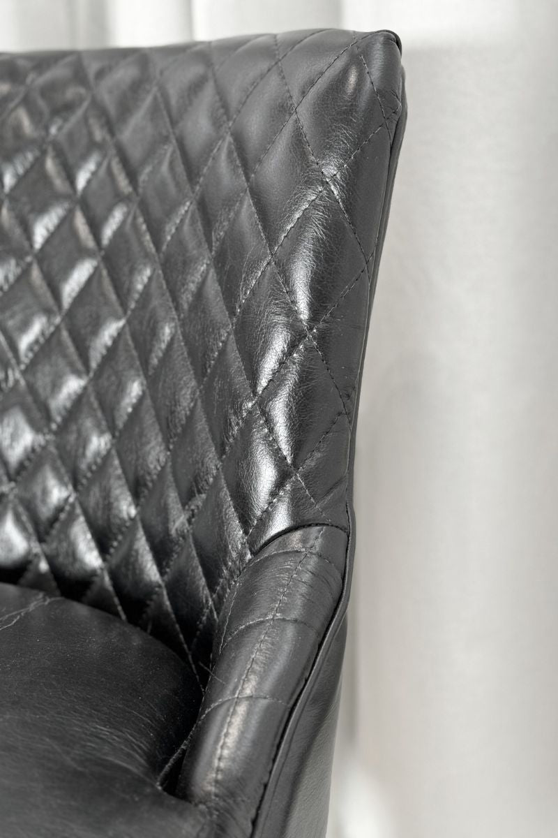 Escuro Swivel Metal Stool - Luxseat