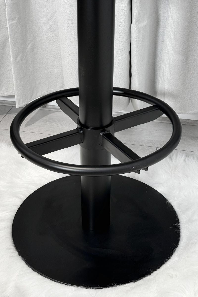 Escuro Swivel Metal Stool - Luxseat