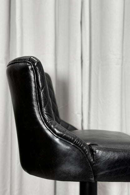 Escuro Swivel Metal Stool - Luxseat