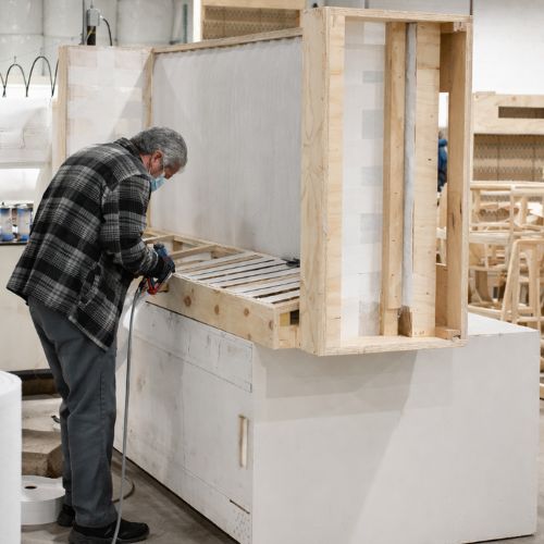 UK furniture workshop team